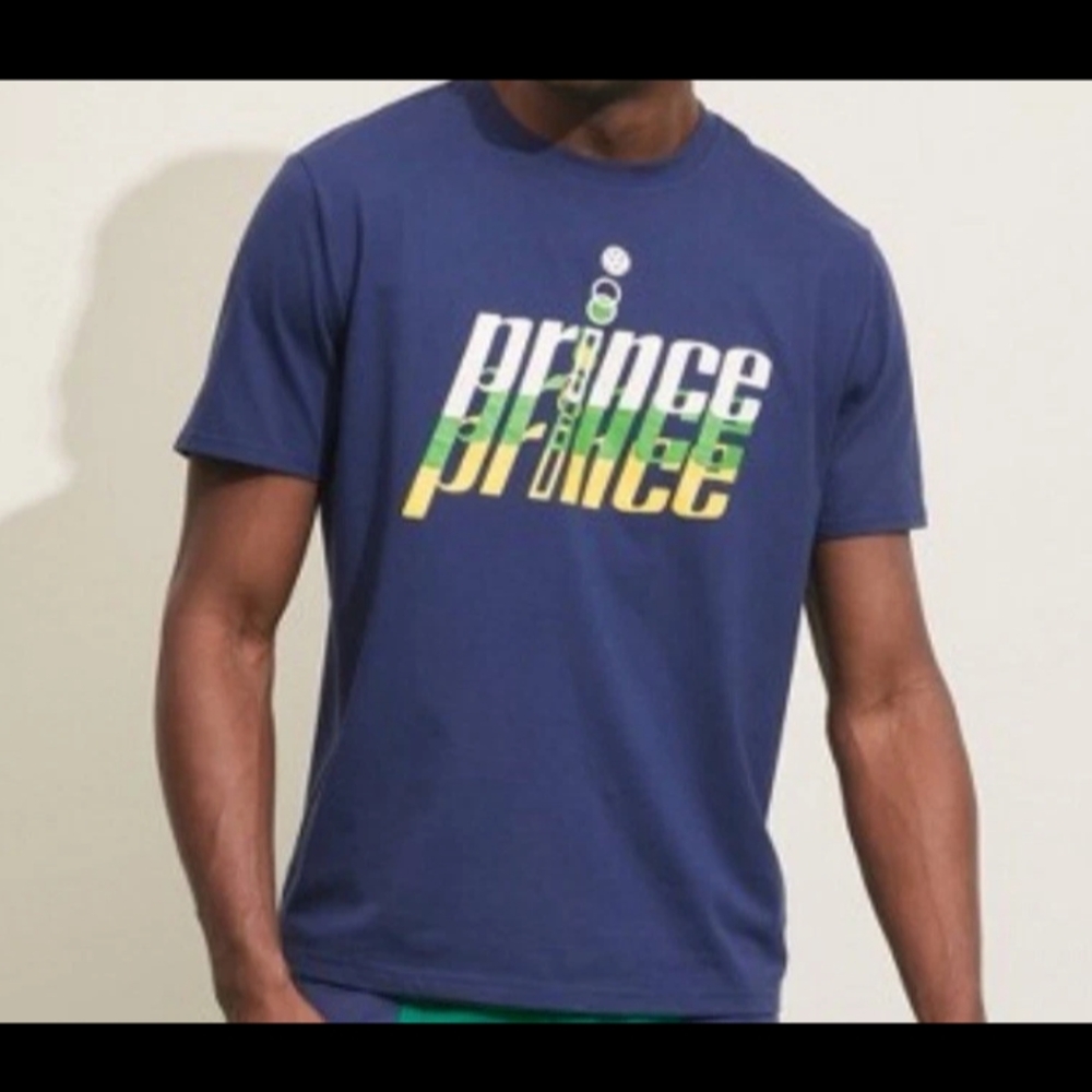 NWT Prince Pickleball Small Or Medium Men's Blue Graphic T-Shirt Sport Target